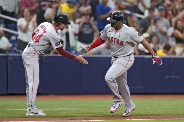 RAFAEL DEVERS HR SEIS JUEGOS SEGUIDOS
