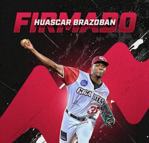 Huáscar Brazobán regresa con Gigantes