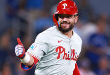 Kyle Schwarber alcanza los 40 jonrones con Filadelfia